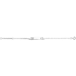 Robbez - Bracelet - Gourmette - Or Blanc & Diamant