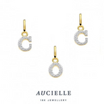 Aucielle - Pendentif - Lettre A-Z - Or Jaune