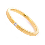 Création - Bague - Alliance - Or Jaune & Diamants