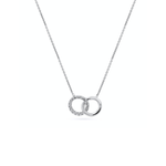 Femme Adorée - Collier - Or Blanc & Zirconium