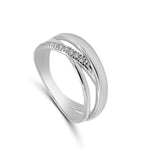 Femme Adorée - Bague - Or blanc & zirconium