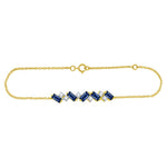 Aurum Adamas - Bracelet - Or jaune, saphirs & diamants