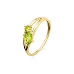 Beheyt - Bague - Or Jaune & Péridot