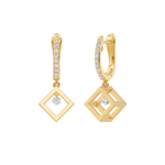 Aurum Adamas - Boucles d'oreilles - Or jaune & diamants