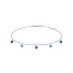 La Brune & La Blonde - Bracelet - Or Blanc & Saphirs
