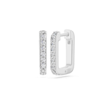 Aurum Adamas - Boucles d'oreilles - Or blanc & diamants