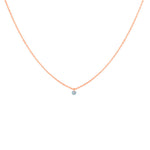 La Brune & La Blonde - Collier - Or Rose & Diamant