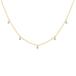 La Brune & La Blonde - Collier - Or Jaune & Diamants