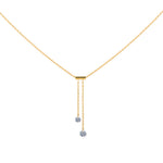 La Brune & La Blonde - Collier - Or Jaune & Diamants