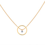 La Brune & La Blonde - Collier - Or Jaune & Diamant