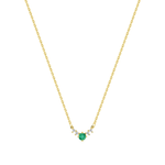 Robbez - Collier - Or Jaune, Emeraude & Diamants