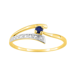Robbez - Bague - Or Jaune & Saphir