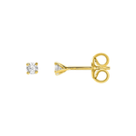 Robbez - Boucles d'Oreilles - Or Jaune & Diamants