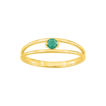 Robbez - Bague - Or jaune & émeraude