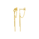 Robbez - Boucles d'Oreilles - Plaqué Or
