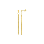 Robbez - Boucles d'Oreilles - Plaqué Or