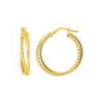 Robbez - Boucles d'Oreilles - Plaqué Or