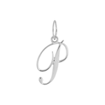 Robbez - Pendentif - Lettre - Or Blanc