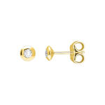 Robbez - Boucles d'Oreilles - Or Jaune & Diamants