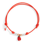 Dodo - Bracelet Cordon Mini Coccinelle