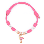 Dodo - Bracelet Cordon Flamant Rose