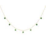 La Brune & La Blonde - Collier - Or Jaune & Pierres précieuses