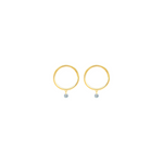 La Brune & La Blonde - Boucles d'oreilles - Or Jaune & Diamants