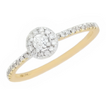 J&A 1970 - Bague - Or Jaune & Diamants