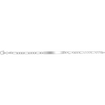 Robbez - Bracelet - Gourmette - Argent