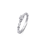 Femme Adorée - Bague - Or Blanc & Diamants