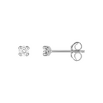 Robbez - Boucle d'Oreille - Or Blanc & Diamant