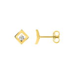 Robbez - Boucle d'Oreille - Or Jaune & Diamant
