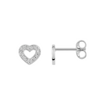 Robbez - Boucle d'Oreille - Or Blanc & Diamant