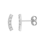 Robbez - Boucle d'Oreille - Or Blanc & Diamants