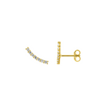 Robbez - Boucle d'Oreille - Or Jaune & Zirconiums