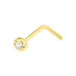 Robbez - Piercing Nez - Or Jaune & Zirconium