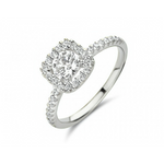 Pigou - Bague - Or Blanc & Zirconium