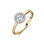 Pigou - Bague - Or Jaune & Zirconium