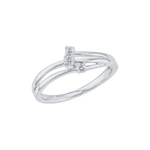 J&A 1970 - Bague - Or Blanc & Diamants
