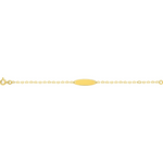 Robbez - Bracelet - Gourmette - Or Jaune