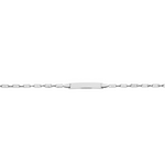 Robbez - Bracelet - Gourmette - Or Blanc