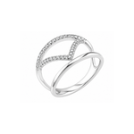 J&A 1970 - Bague - Or Blanc & Diamants