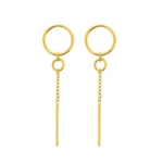 Robbez - Boucles d'Oreilles - Plaqué Or