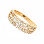 Femme Adorée - Bague - Or jaune & diamants