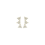 Athos - Boucles d'oreilles - Or jaune & diamants