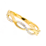 Femme Adorée - Bague - Or Jaune & Diamants