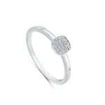 Femme Adorée - Bague - Or blanc & diamants