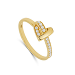 Femme Adorée - Bague - Or Jaune & Diamants