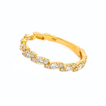 Femme Adorée - Bague - Or jaune & diamants
