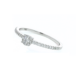 Femme Adorée - Bague - Or Blanc & Diamants